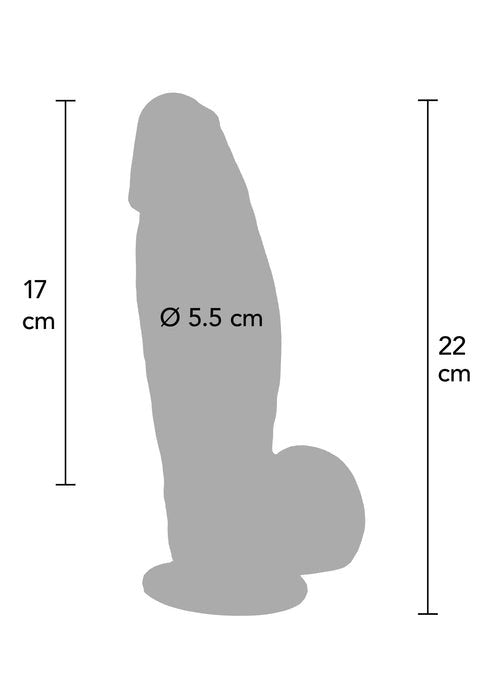 Ultra Realistic Dildo Silicone - 22 cm
