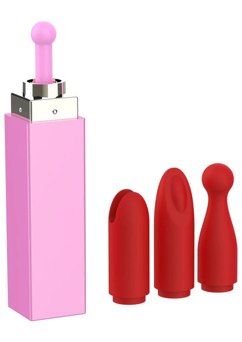 Mini Vibratore Rosetto - 3 Testine Intercambiabili