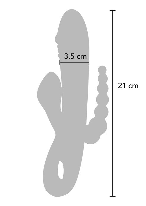 Vibratore Rabbit Tripla Stimolazione