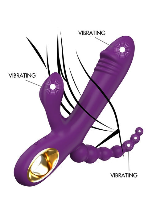Vibratore Rabbit Tripla Stimolazione