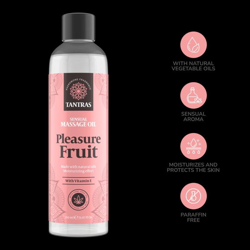 Olio Massaggi ai Feromoni Pleasure Fruit - 150 ml