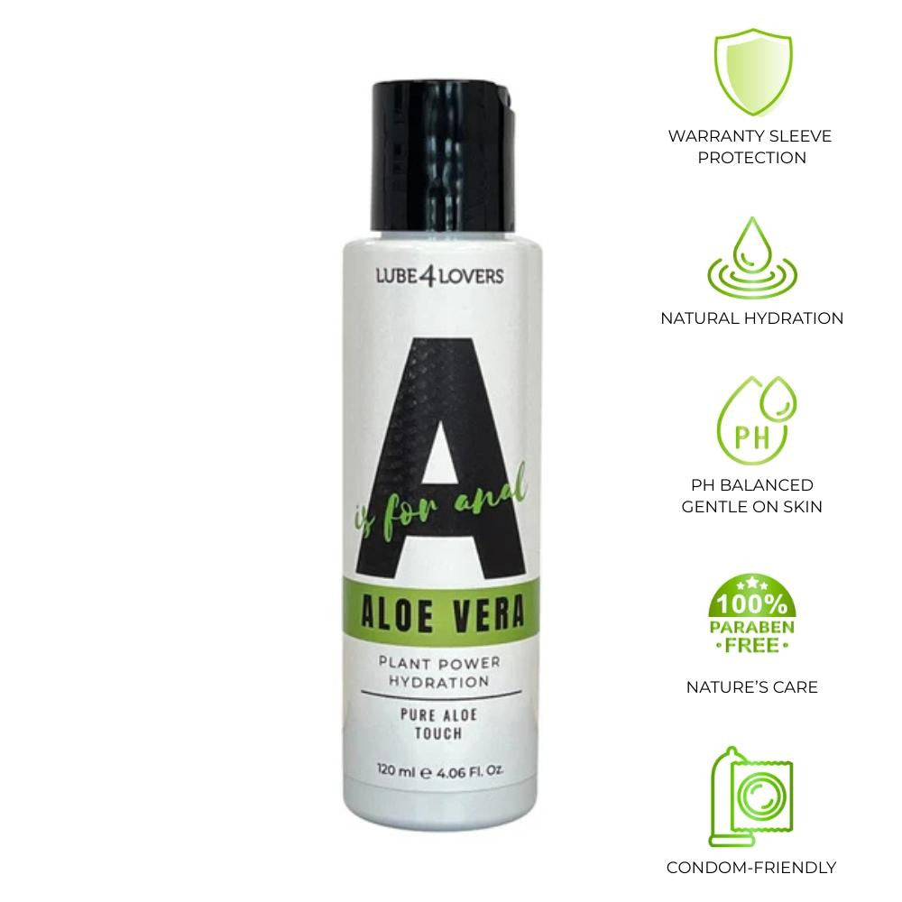 Lubrificante Anale Base Acqua Aloe Vera Salva Preservativo - 120 ml