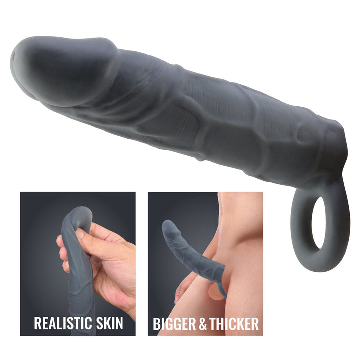 Guaina per Pene Realistica con Anello Fallico