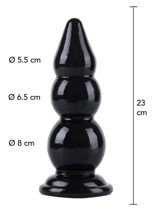 Bullplug Dildo Anale a Sfere - 23 cm