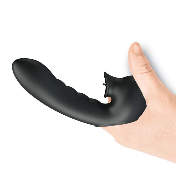 Vibratore doppia stimolazione clitoride vaginale in silicone ricaricabile pretty love