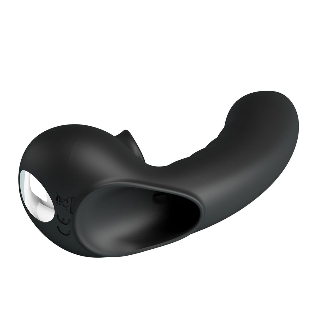 Vibratore doppia stimolazione clitoride vaginale in silicone ricaricabile pretty love