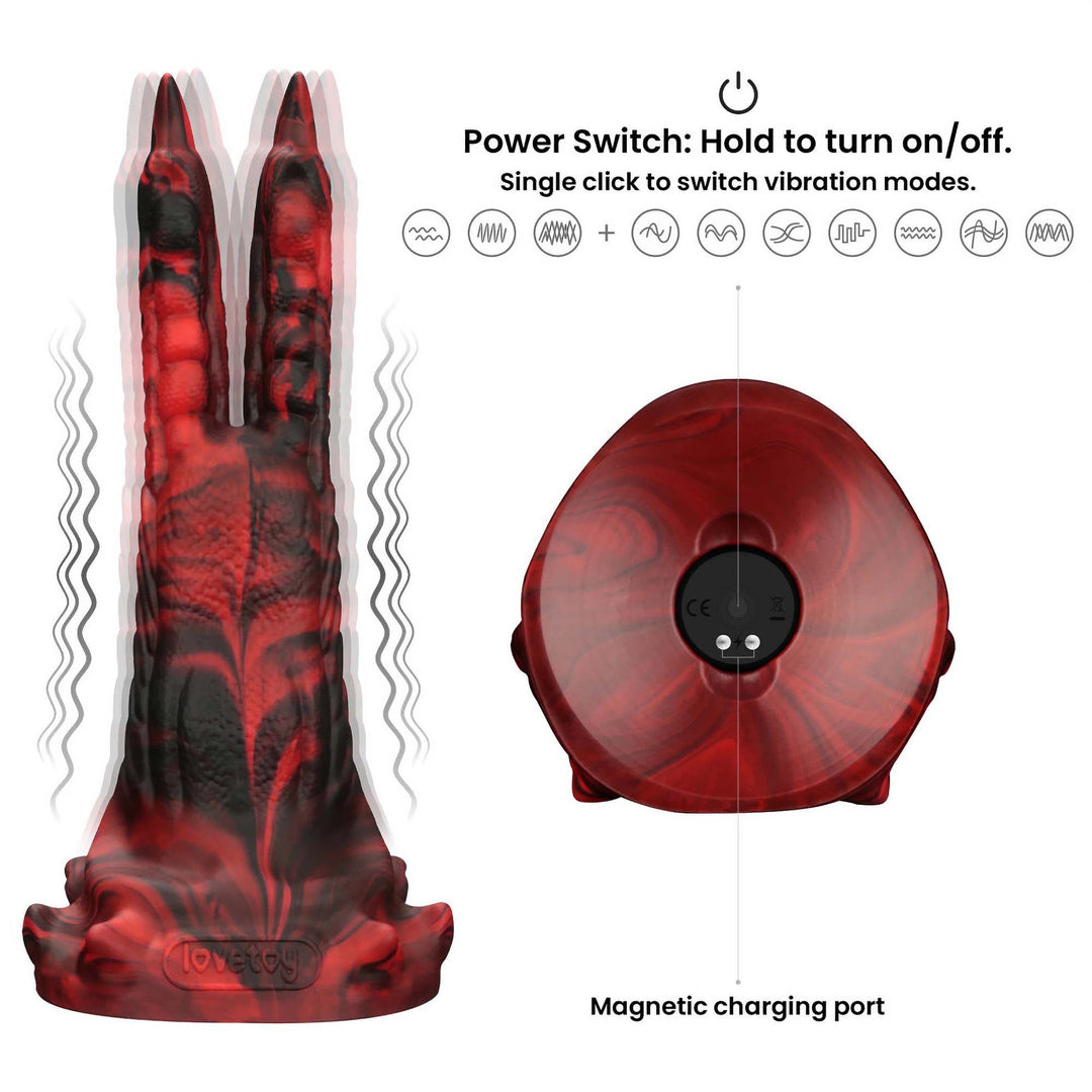 Savage Charm Double Claw Red - 19 cm