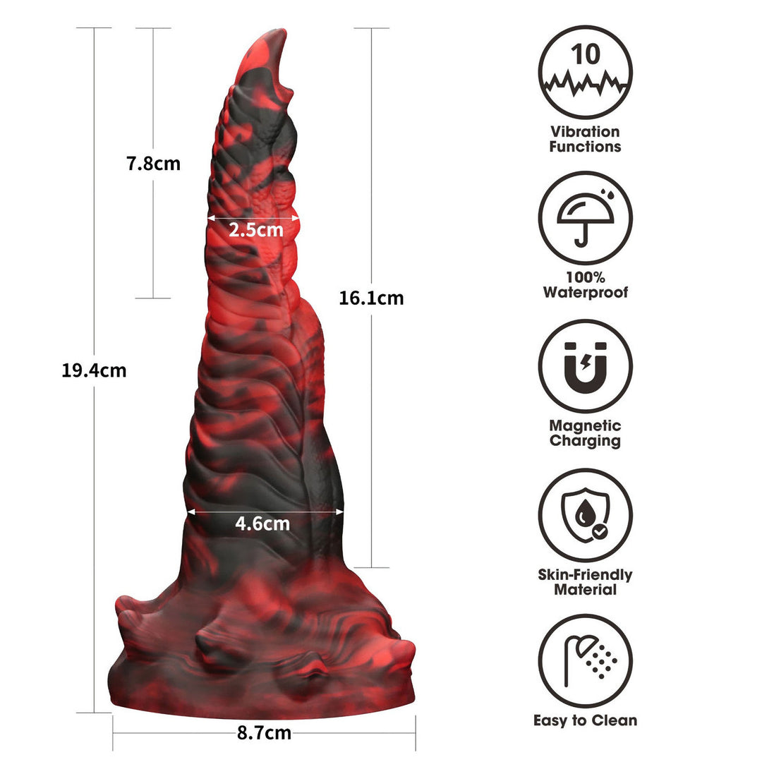 Savage Charm Double Claw Red - 19 cm