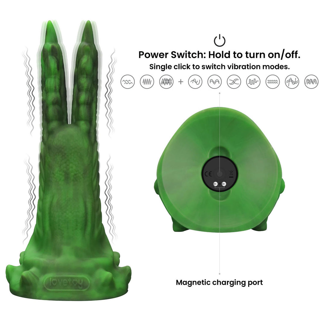 Savage Charm Double Claw Green - 19 cm