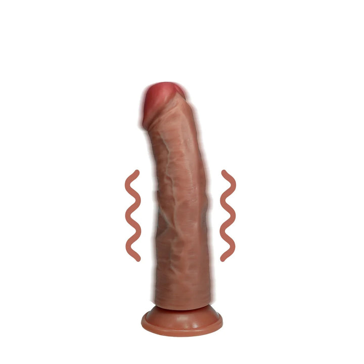 Fallo realistico con ventosa dildo vibrante real rock 6