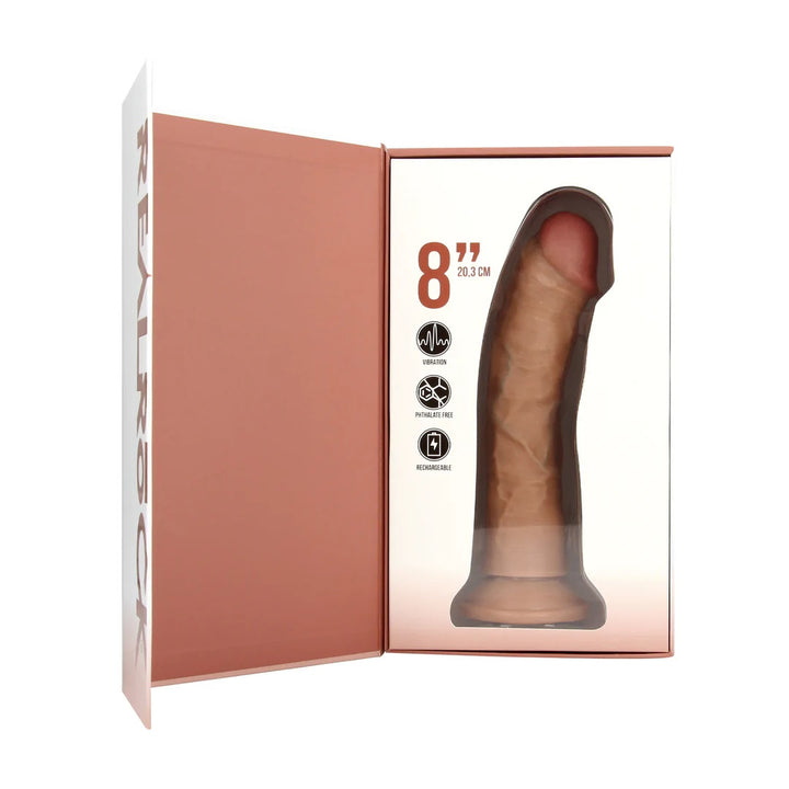 Dildo realistico con ventosa xxl fallo real rock vibrante ricaricabile