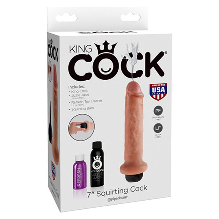 7" Squirting Cock Carne - 22cm