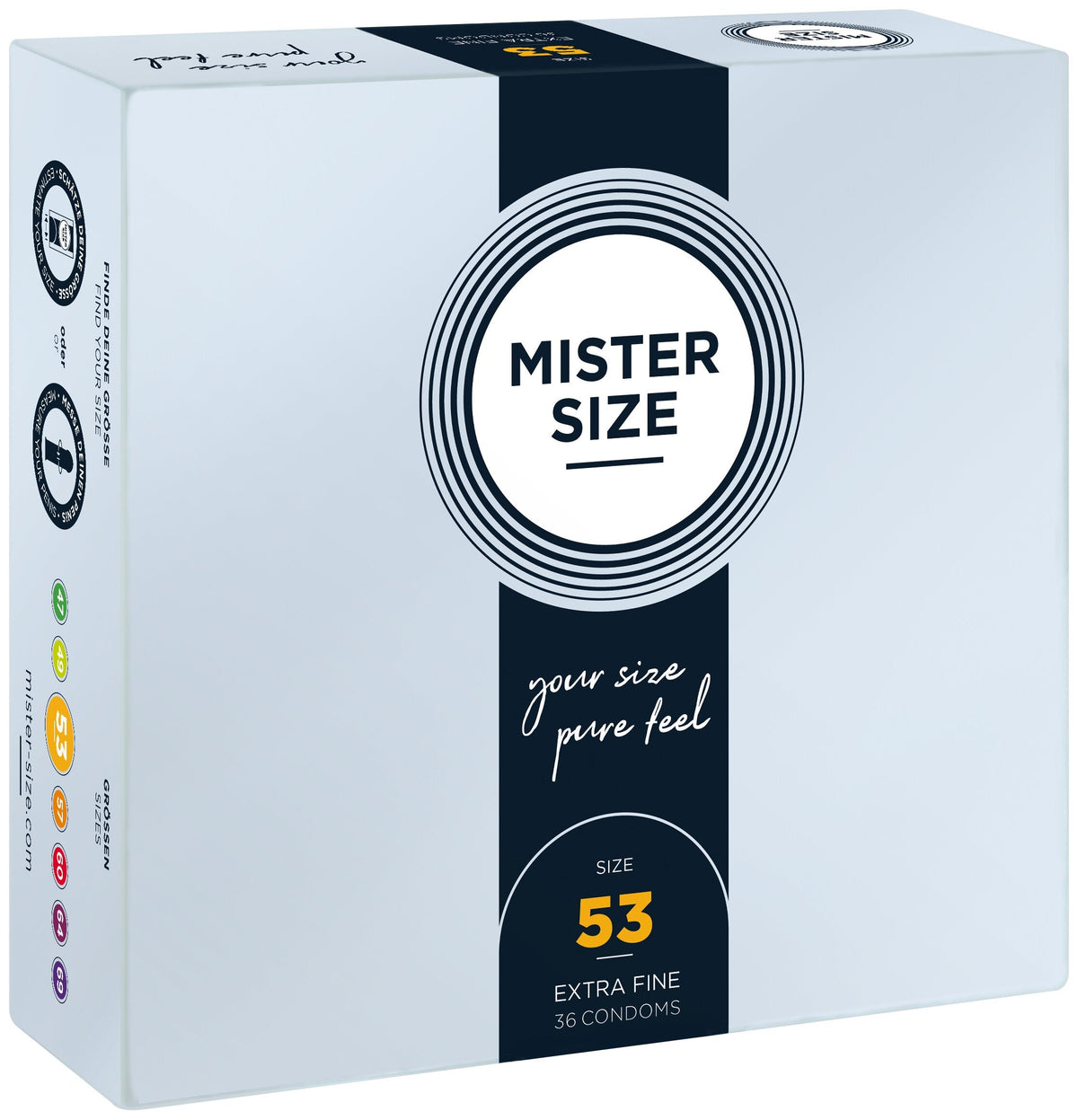 Preservativi Ultra Sottili 53 Mister Size