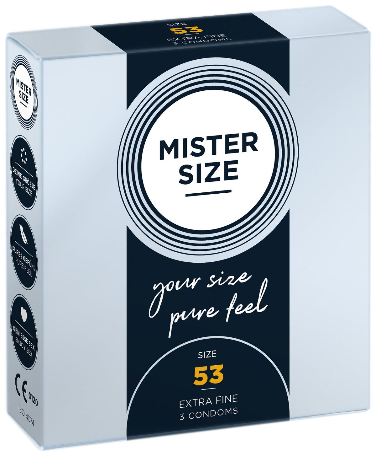 Preservativi Ultra Sottili 53 Mister Size