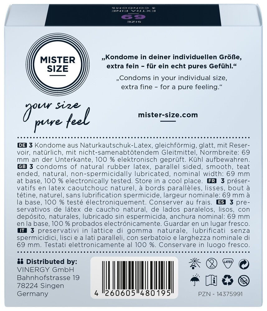 Preservativi XL 69 Mister Size