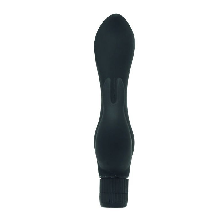 Vibratore vaginale doppio dildo stimolatore rabbit per clitoride nero sex toy donna