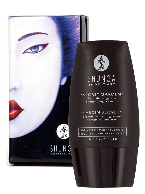 Lubrificante gel crema vaginale sessuale intimo stimolante clitoride shunga 30 ml secret garden