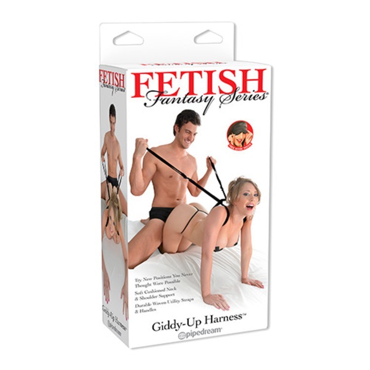 Imbracatura fetish costrittiva fantasy series giddy up harness toy