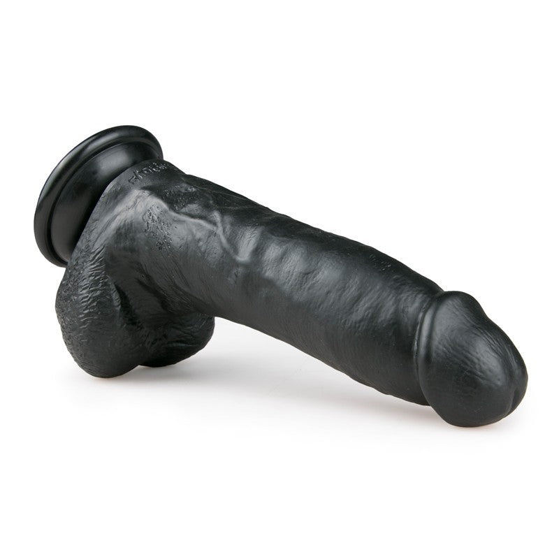 Realistic Dildo Black con Testicoli - 20 cm