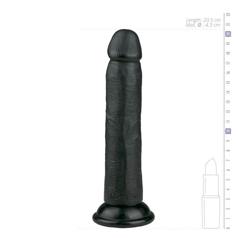 Realistic Dildo Black - 20 cm