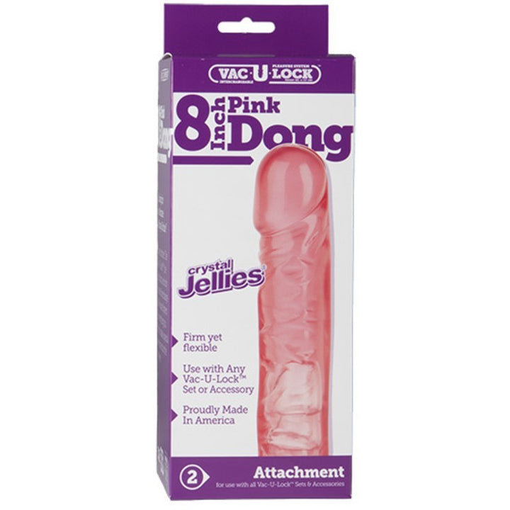 8" Pink Dong (vac-u-lock) - 20,3cm