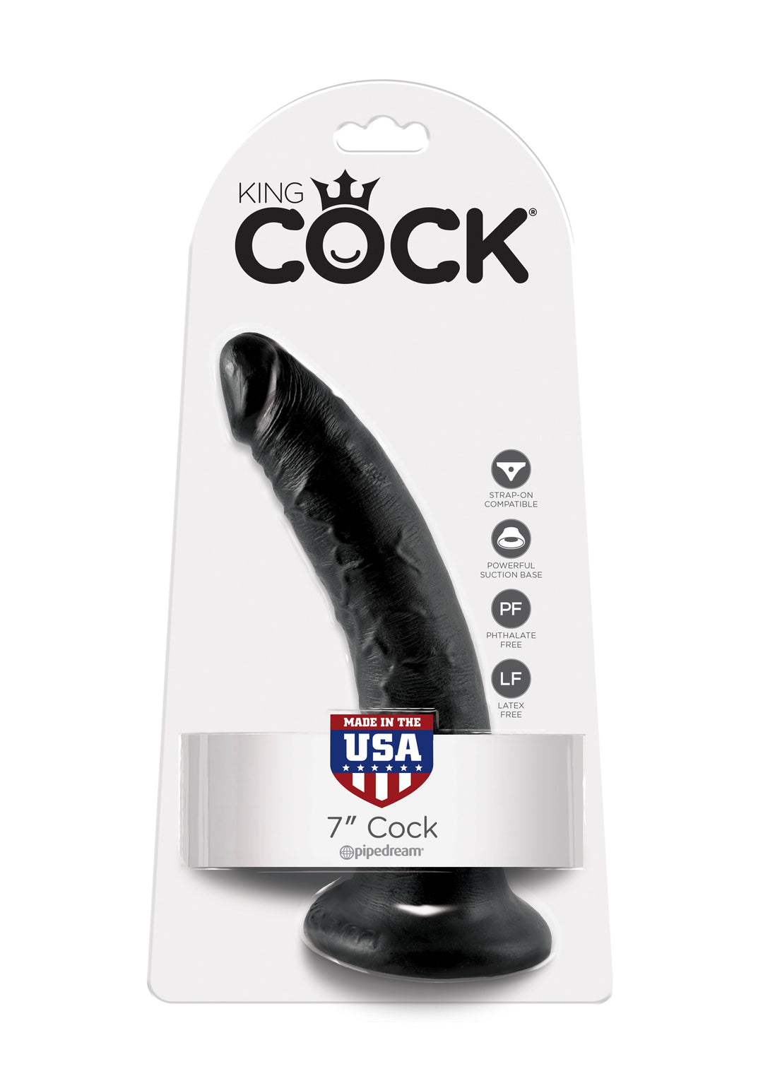 7" Cock Black - 20,5cm