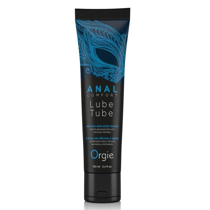 Lubrificante anale intimo a base acqua e silicone 100 ml lube tube comfort