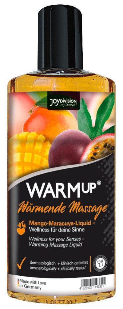 Olio da massaggi WARMup Mango+Maracuya 150 ml