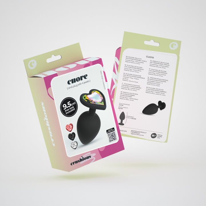 Plug Anale Cuore Ø 2,7 cm
