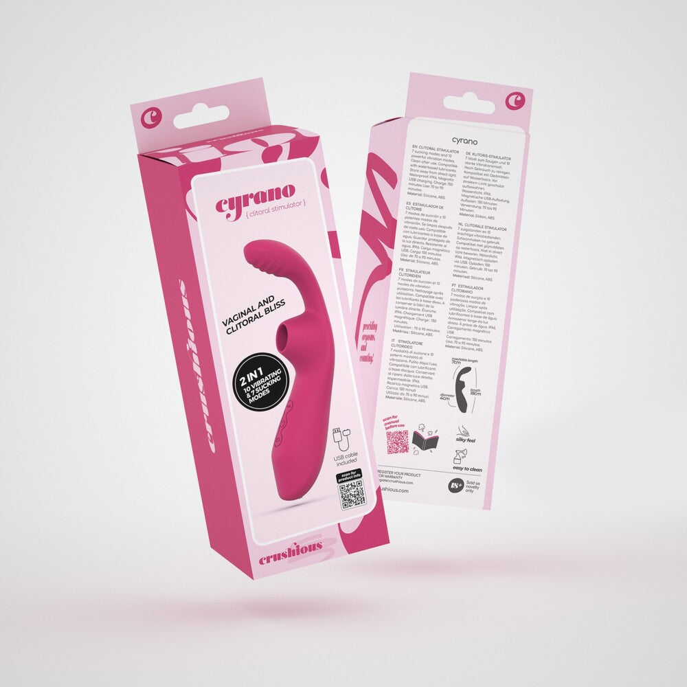 Cyrano G-Punkt-Vibrator von Crushious | Druckwellenvibratoren, Foto 10