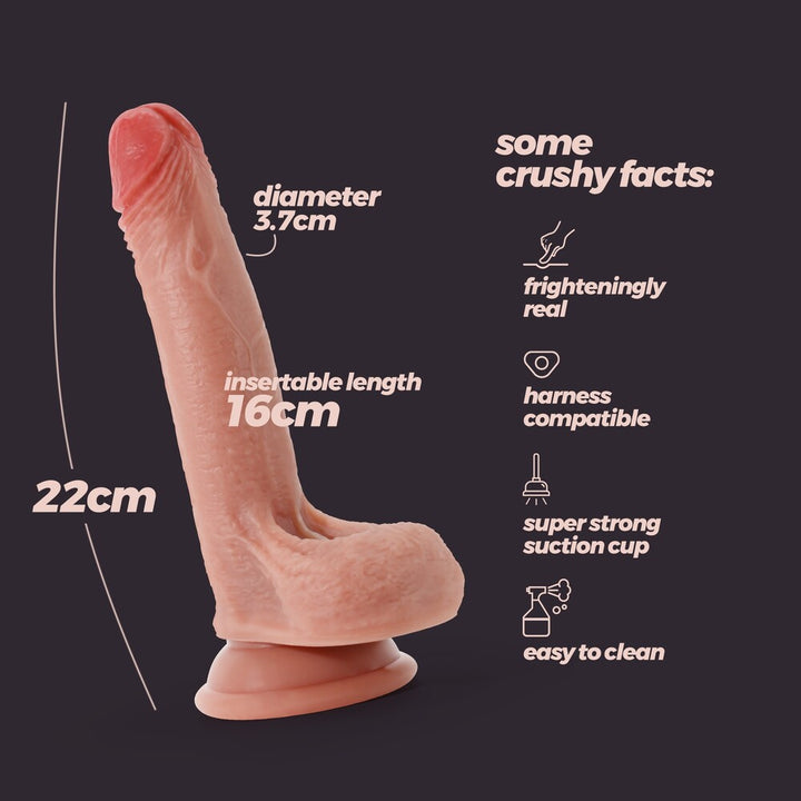 Dildo Realistico Inviktus 22 cm