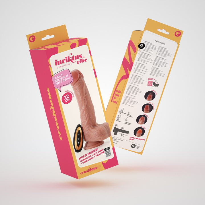 Realistischer Vibrator Inviktus 22 cm von Crushious | Realistische Vibratoren, Foto 11