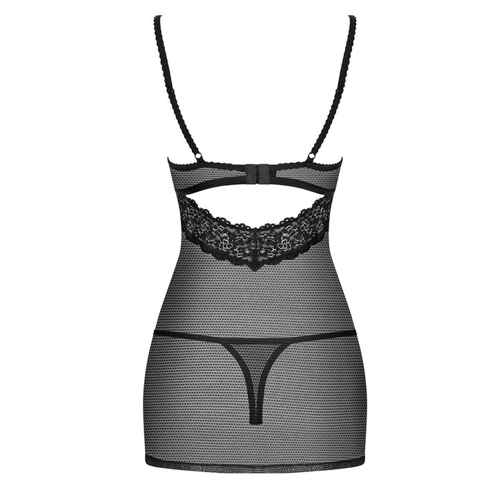 Baby Doll e Perizoma Sexy Neat Nero di Obsessive | Body e Babydoll, foto 4