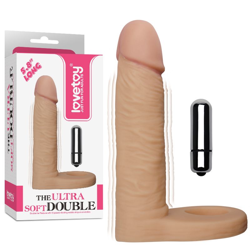 Strap On Vibrante Ultra Double 15 cm