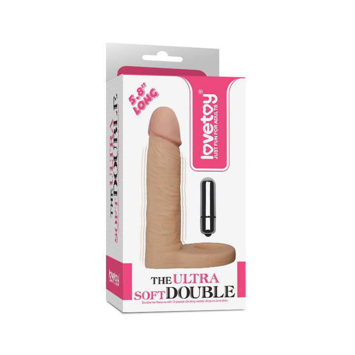Strap On Vibrante Ultra Double 15 cm