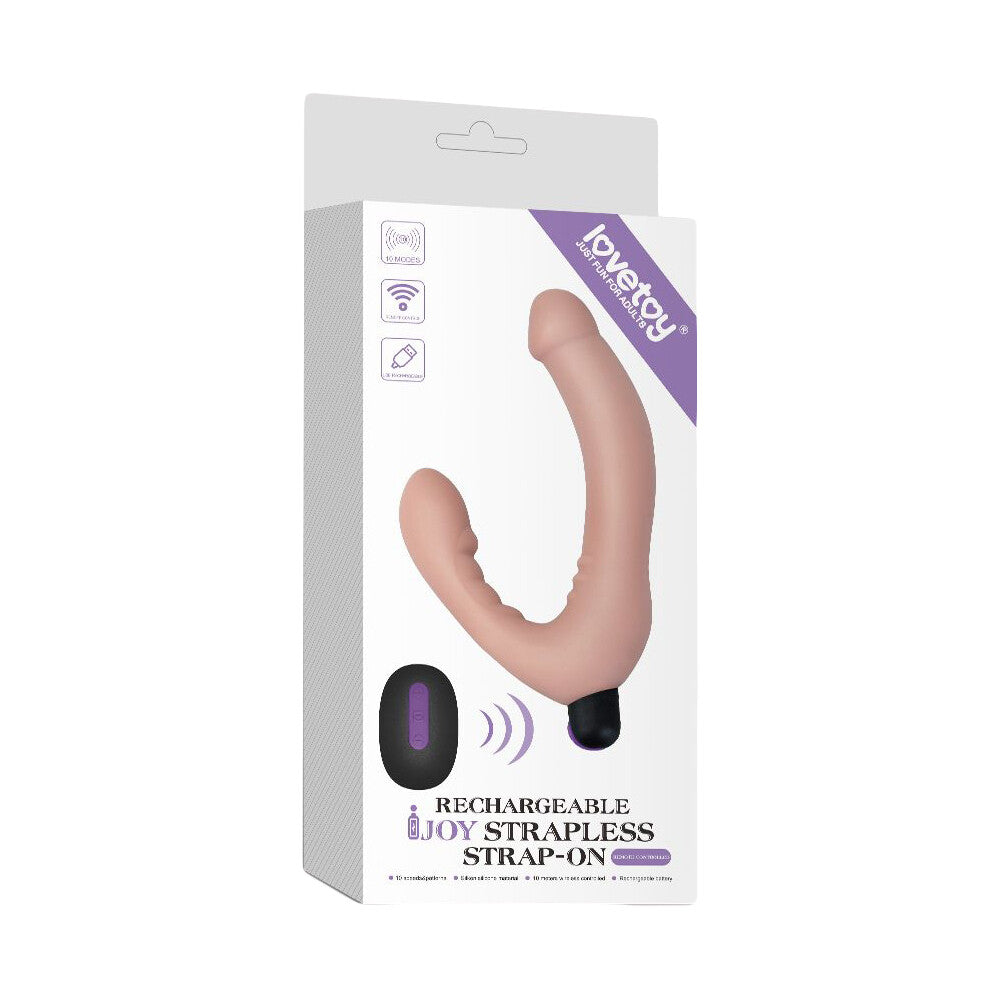 Strap-on-Vibrator ohne Gurt 20,5 cm