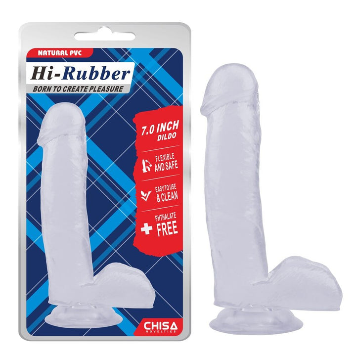 Dildo Realistico Rubber 17,5 cm