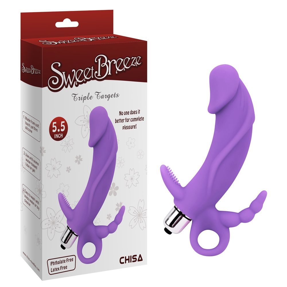 Vibratore Doppia Stimolazione Triple Target