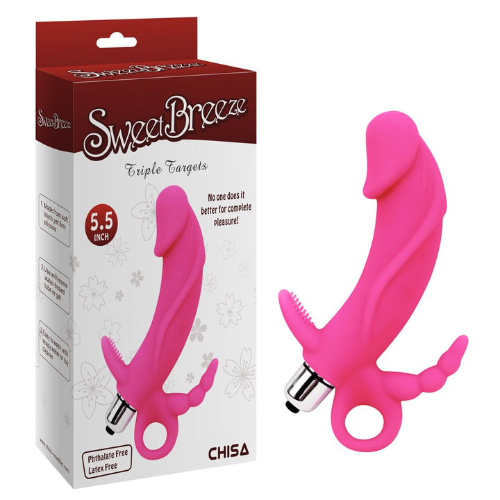 Vibratore Doppia Stimolazione Triple Target