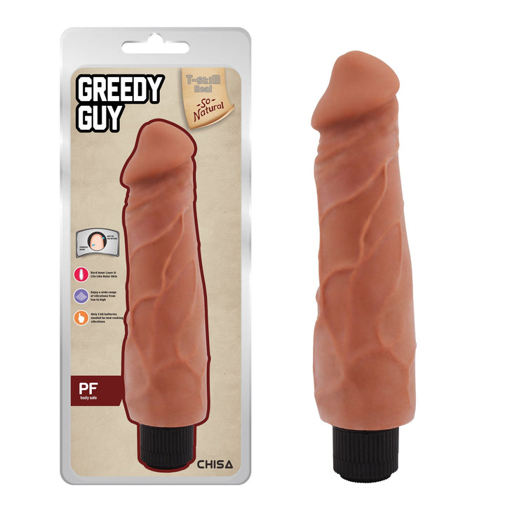 Vibratore Realistico Greedy Guy 24 cm