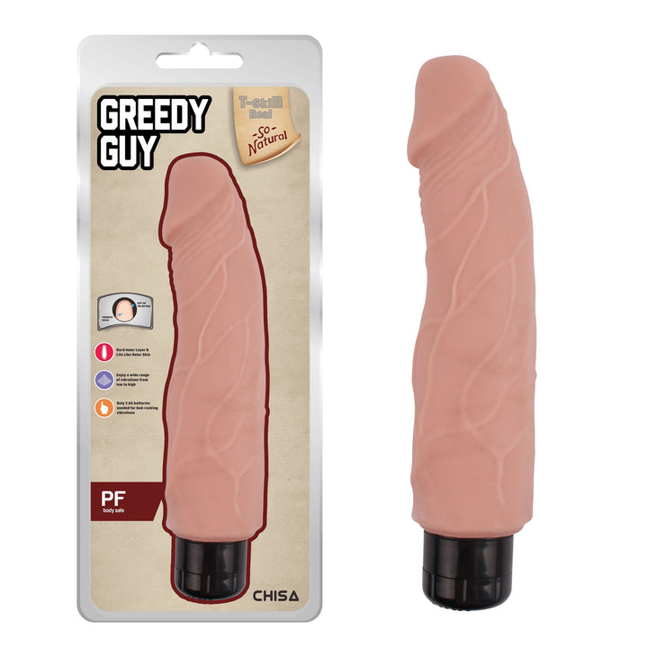 Vibratore Realistico Greedy Guy 24 cm