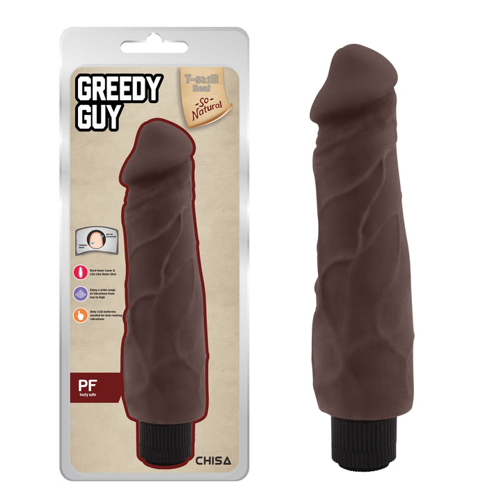 Vibratore Realistico Greedy Guy 24 cm