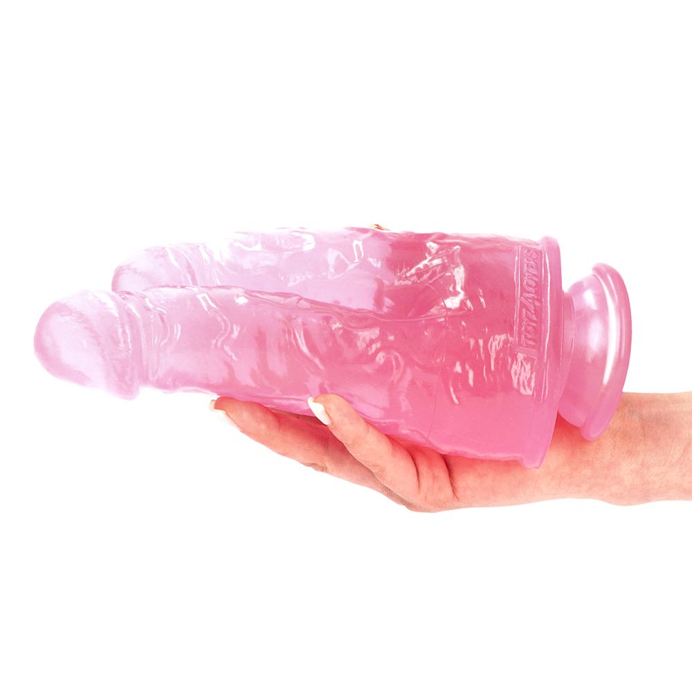 Dildo Doppio Jelly Romolo e Remo 20,5 cm