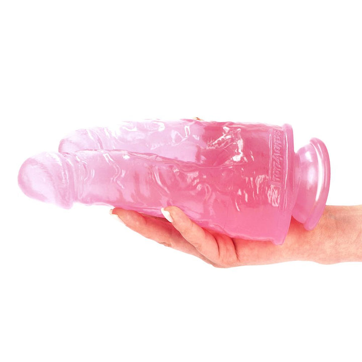 Dildo Doppio Jelly Romolo e Remo 20,5 cm