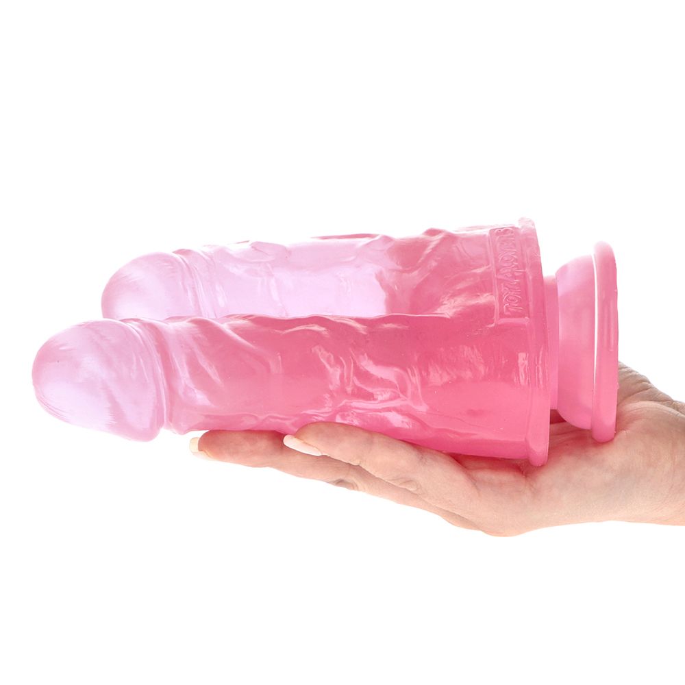 Dildo Doppio Jelly Caino e Abele 17,5 cm