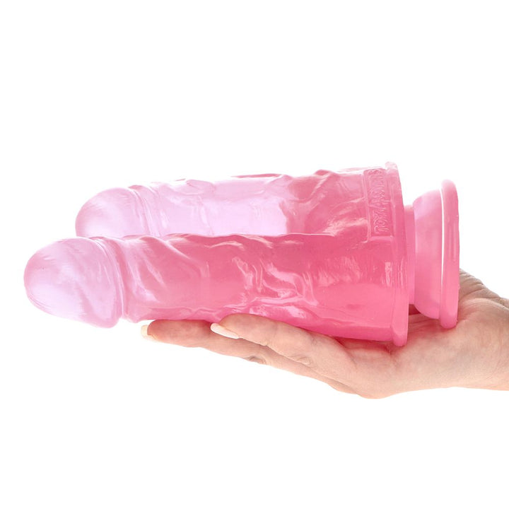 Dildo Doppio Jelly Caino e Abele 17,5 cm