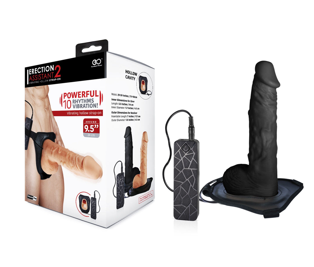 Strap On Vibrante Erection Glow 24 cm