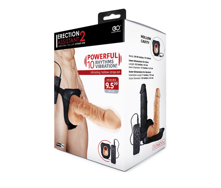 Strap On Vibrante Erection Glow 24 cm