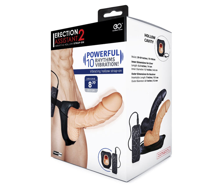 Strap On Vibrante Erection Radiance 20 cm