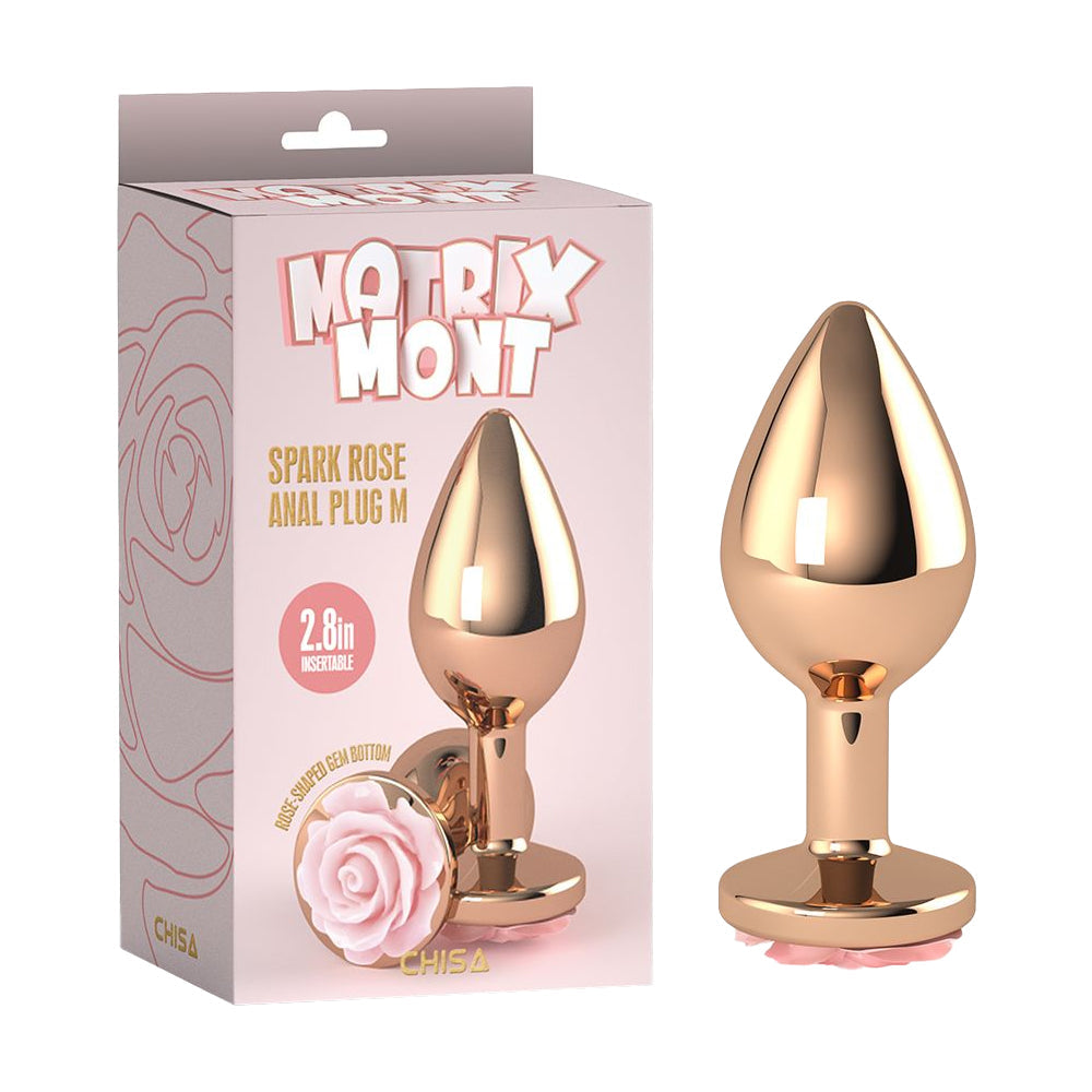 Plug Anale Spark Rose Ø 3,3 cm